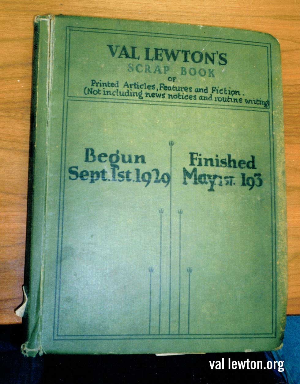 Val Lewton Scrap Book