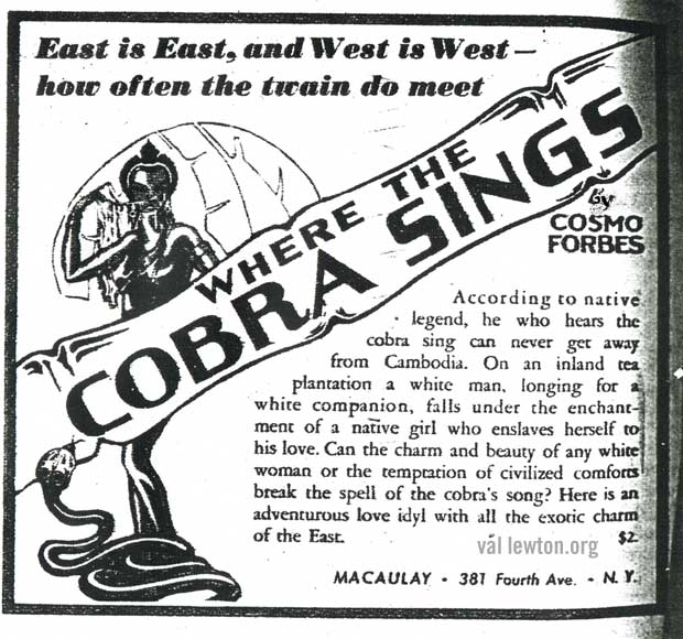 Where the Cobra Sings